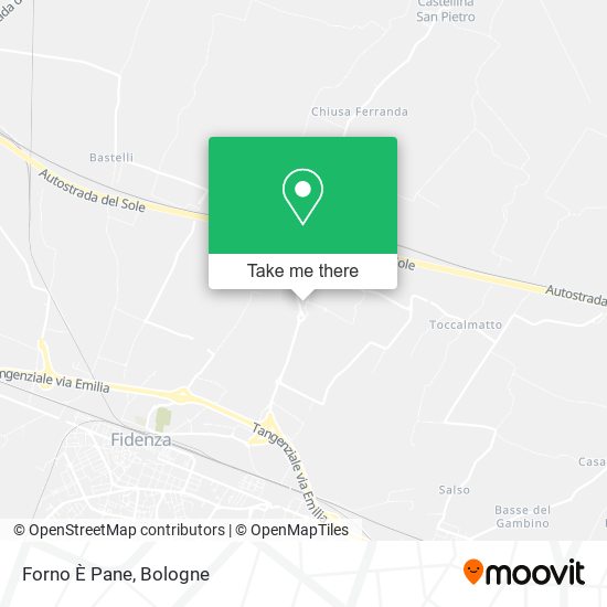 Forno È Pane map