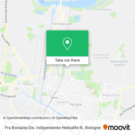 Fra Bonazza Dis. Indipendente Herbalife N. map