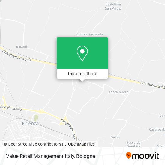 Value Retail Management Italy map