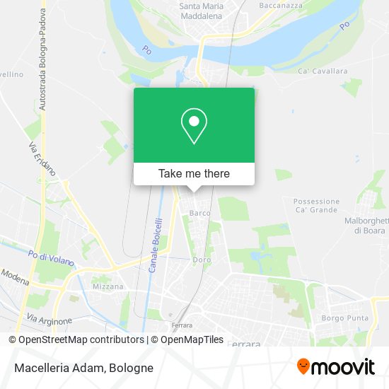 Macelleria Adam map
