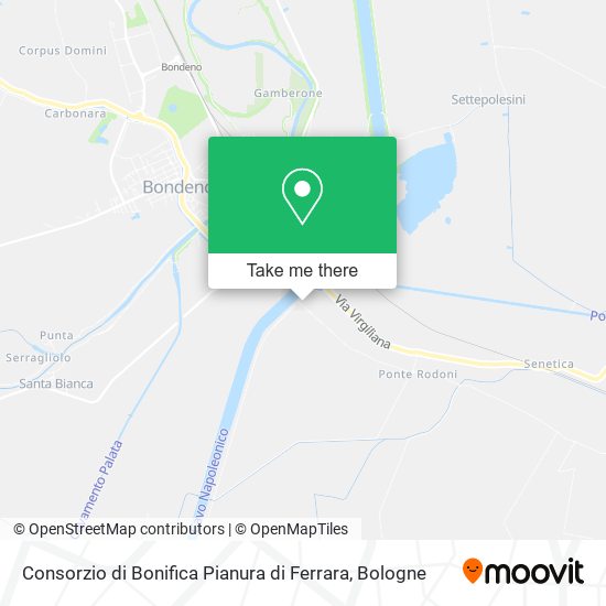Consorzio di Bonifica Pianura di Ferrara map