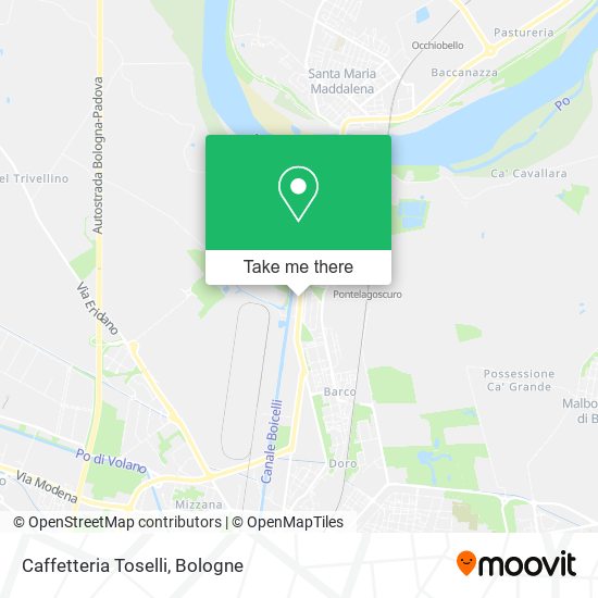 Caffetteria Toselli map