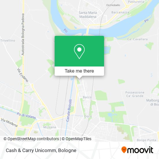 Cash & Carry Unicomm map
