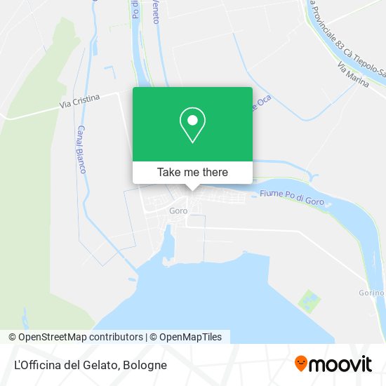 L'Officina del Gelato map