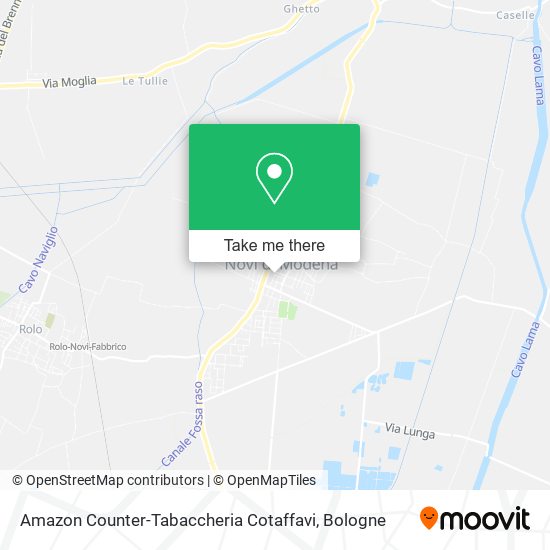 Amazon Counter-Tabaccheria Cotaffavi map