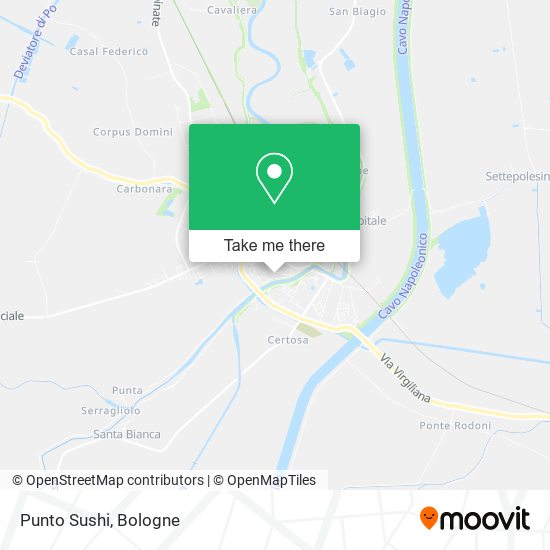 Punto Sushi map