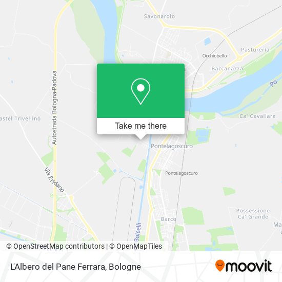 L'Albero del Pane Ferrara map