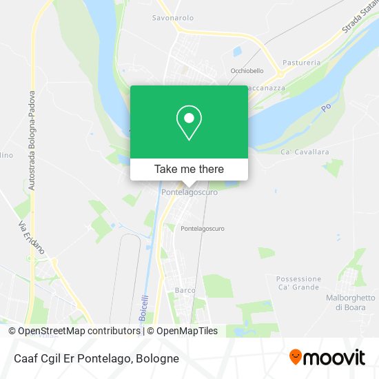 Caaf Cgil Er Pontelago map