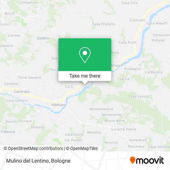 Mulino del Lentino map