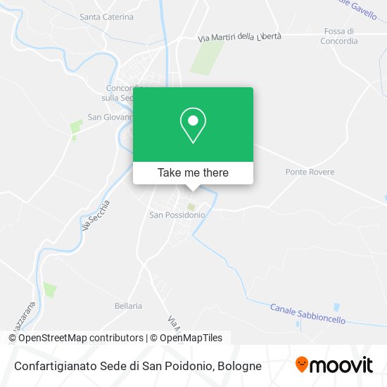 Confartigianato Sede di San Poidonio map