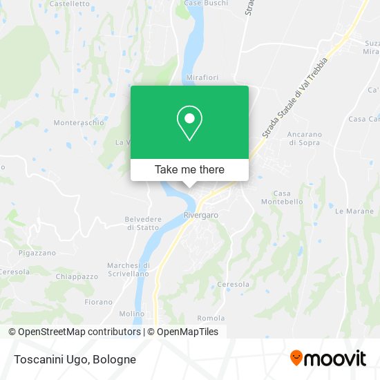 Toscanini Ugo map