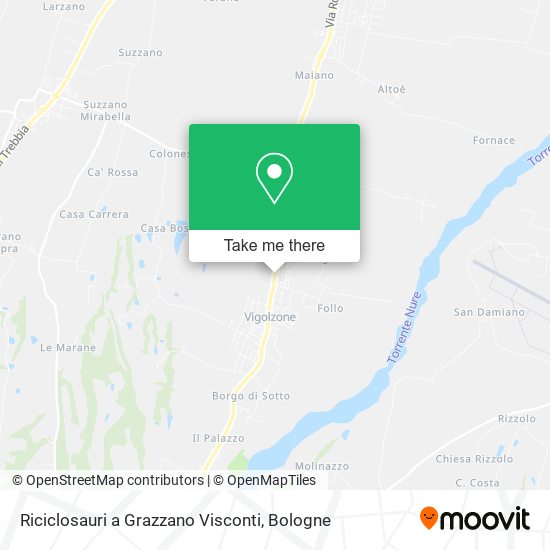 Riciclosauri a Grazzano Visconti map