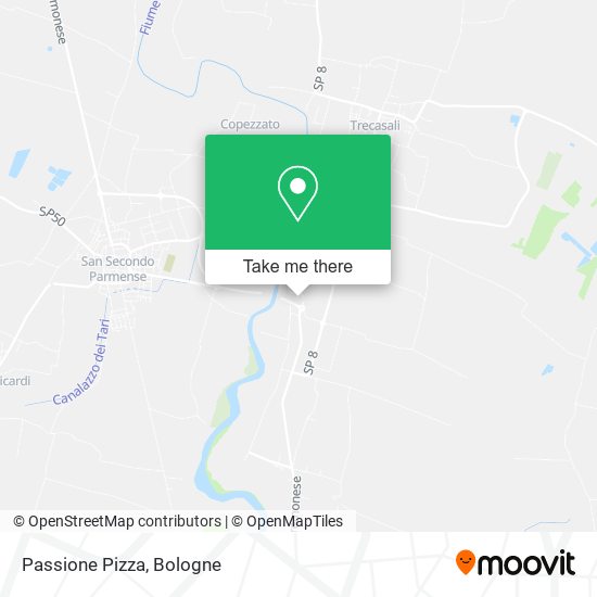 Passione Pizza map