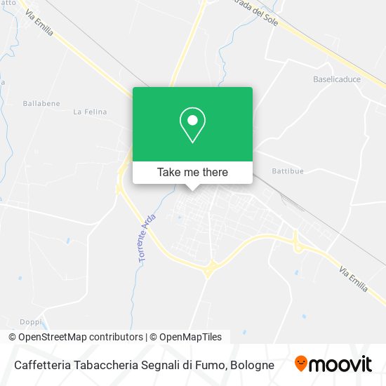 Caffetteria Tabaccheria Segnali di Fumo map