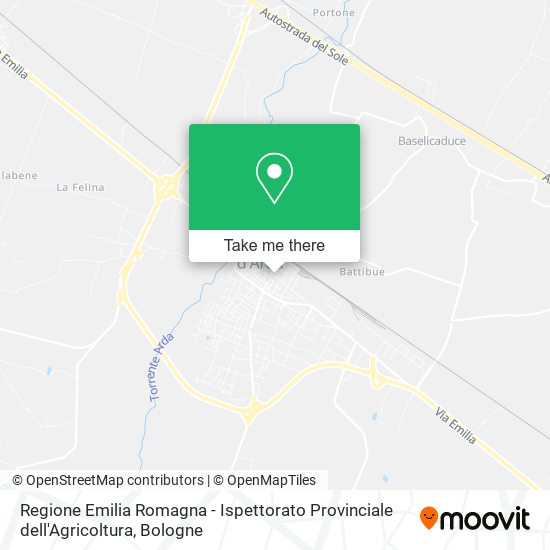 Regione Emilia Romagna - Ispettorato Provinciale dell'Agricoltura map