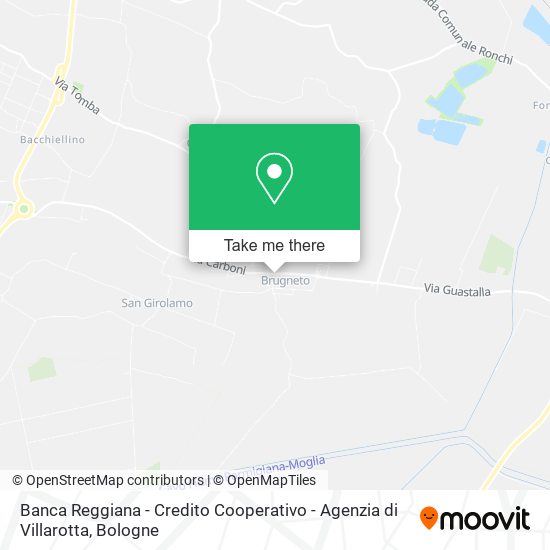 Banca Reggiana - Credito Cooperativo - Agenzia di Villarotta map