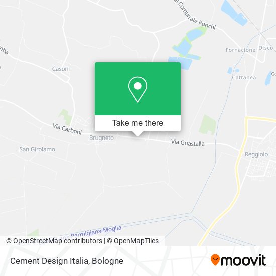 Cement Design Italia map