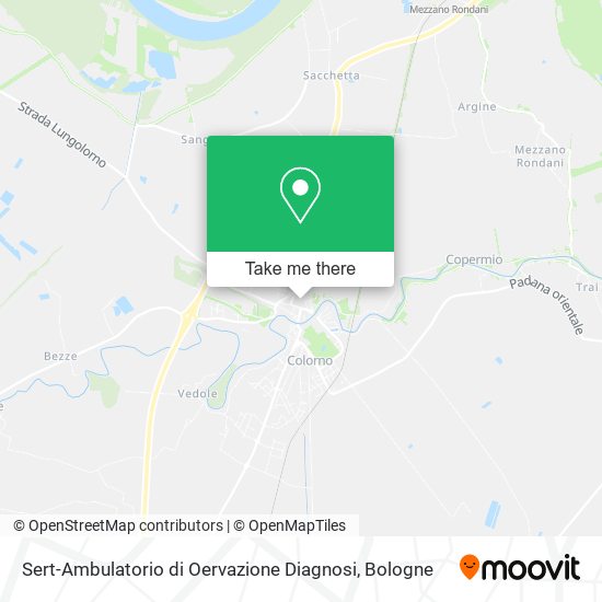 Sert-Ambulatorio di Oervazione Diagnosi map