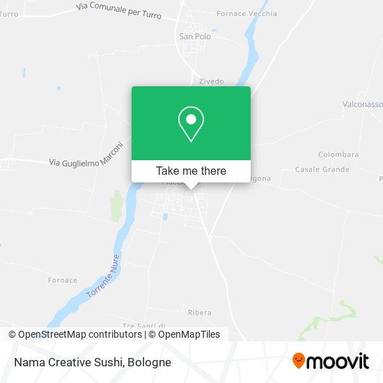 Nama Creative Sushi map