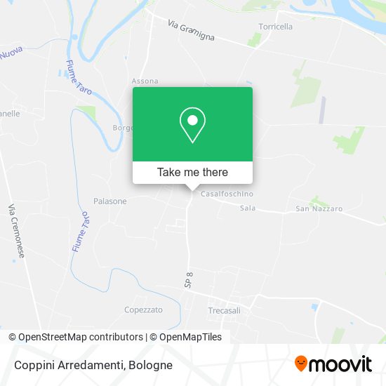 Coppini Arredamenti map