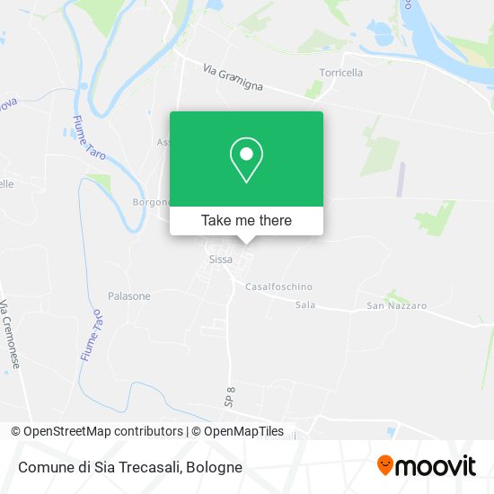 Comune di Sia Trecasali map