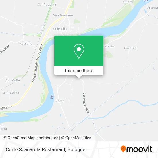Corte Scanarola Restaurant map