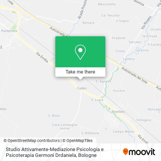 Studio Attivamente-Mediazione Psicologia e Psicoterapia Germoni Drdaniela map