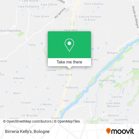 Birreria Kelly's map