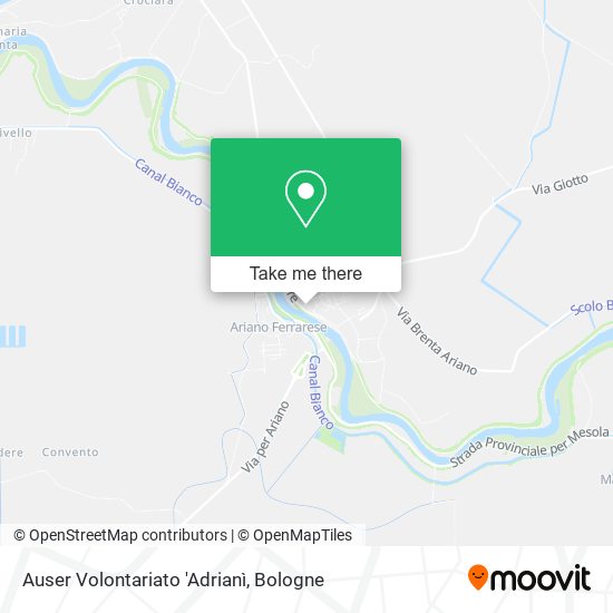 Auser Volontariato 'Adrianì map