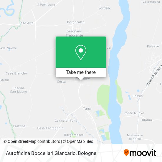 Autofficina Boccellari Giancarlo map