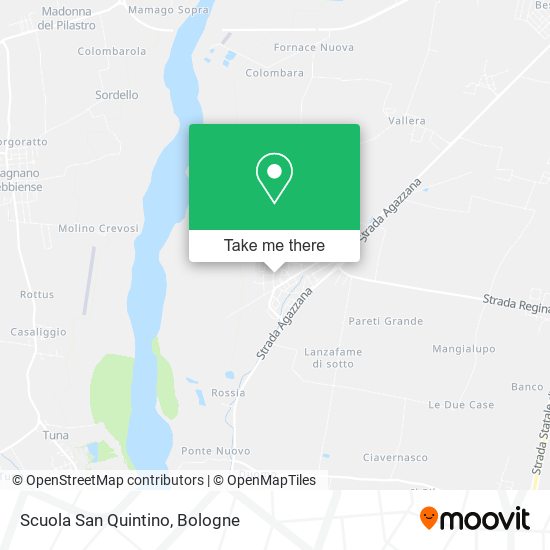 Scuola San Quintino map