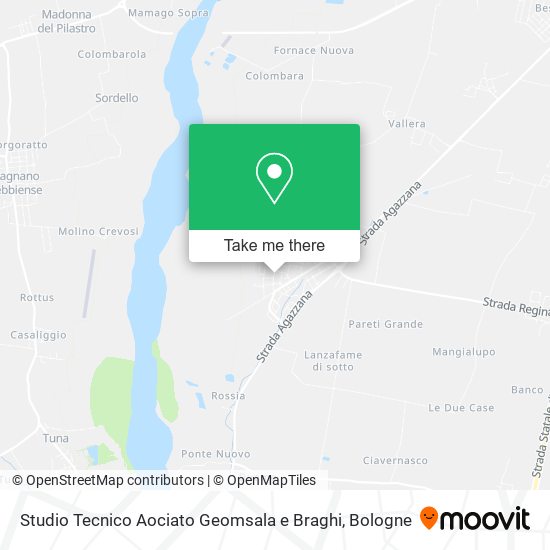 Studio Tecnico Aociato Geomsala e Braghi map