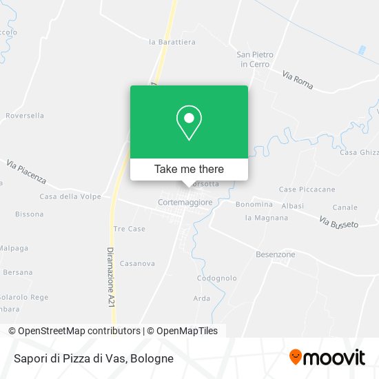 Sapori di Pizza di Vas map