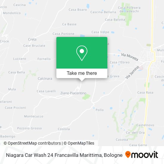 Niagara Car Wash 24 Francavilla Marittima map