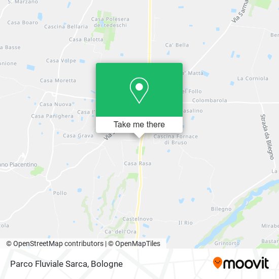 Parco Fluviale Sarca map