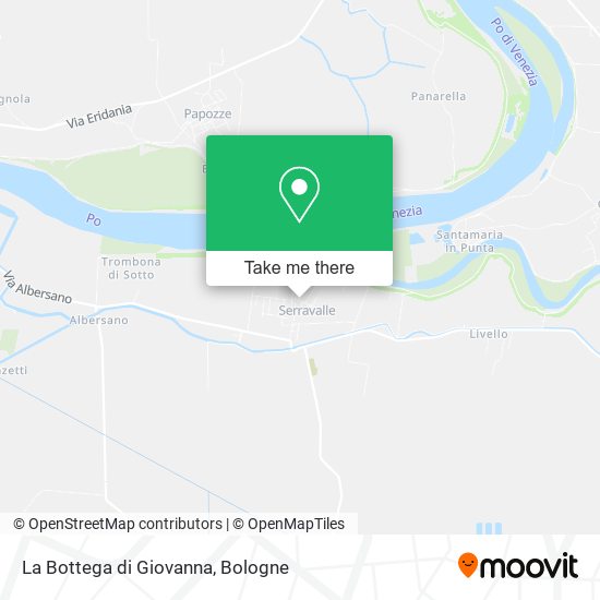 La Bottega di Giovanna map