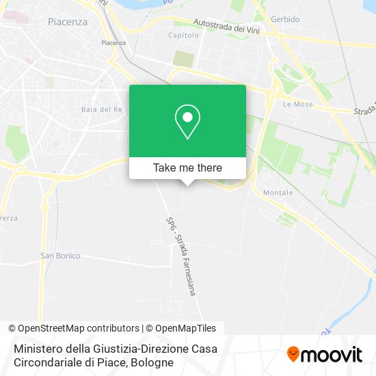 Ministero della Giustizia-Direzione Casa Circondariale di Piace map
