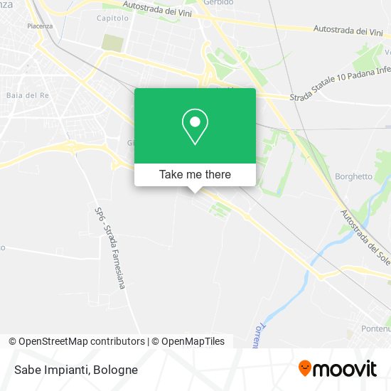Sabe Impianti map