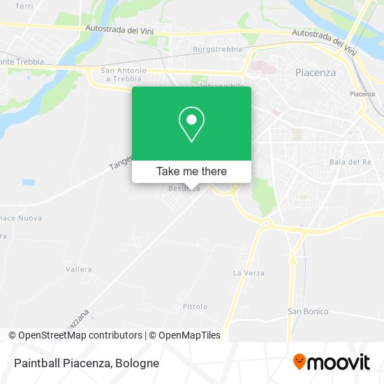 Paintball Piacenza map