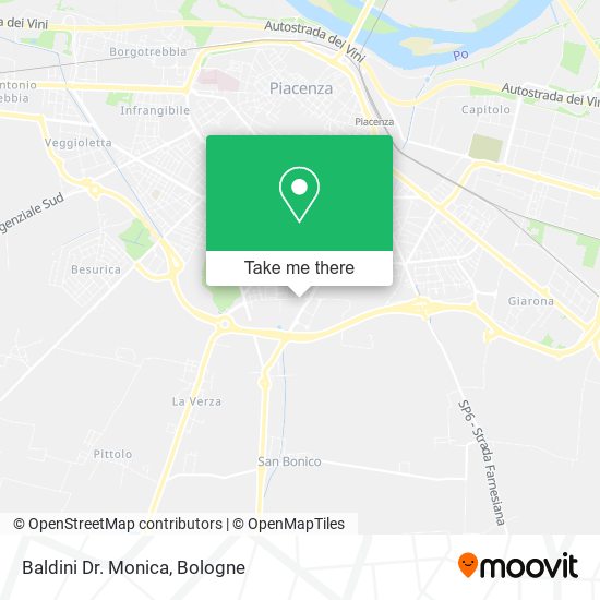 Baldini Dr. Monica map