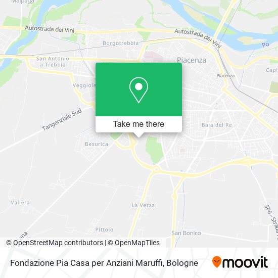 Fondazione Pia Casa per Anziani Maruffi map