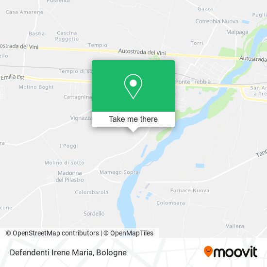 Defendenti Irene Maria map