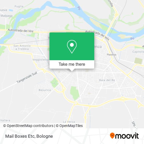 Mail Boxes Etc map