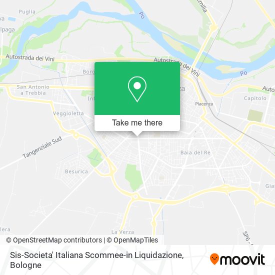 Sis-Societa' Italiana Scommee-in Liquidazione map