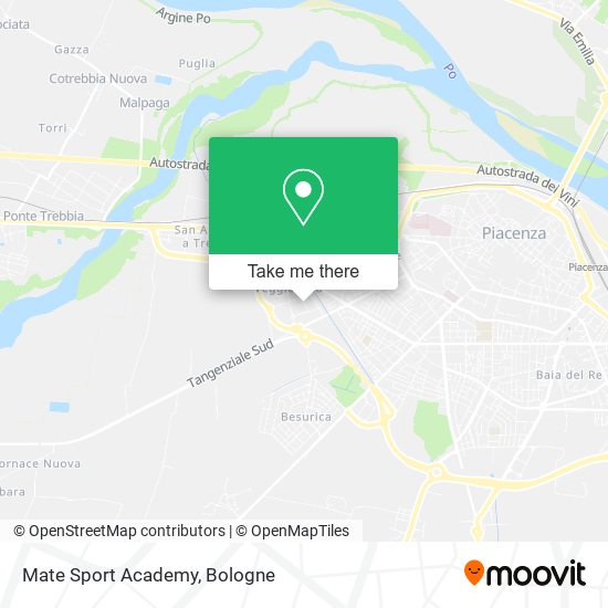 Mate Sport Academy map