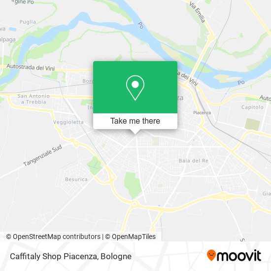 Caffitaly Shop Piacenza map