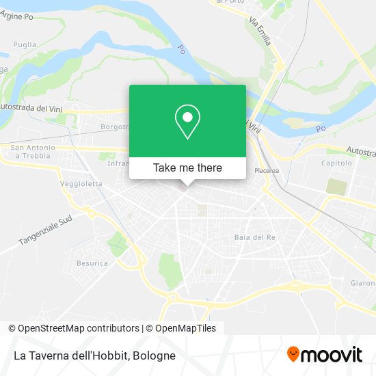 La Taverna dell'Hobbit map
