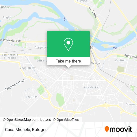 Casa Michela map