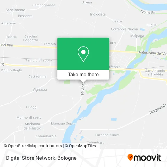 Digital Store Network map