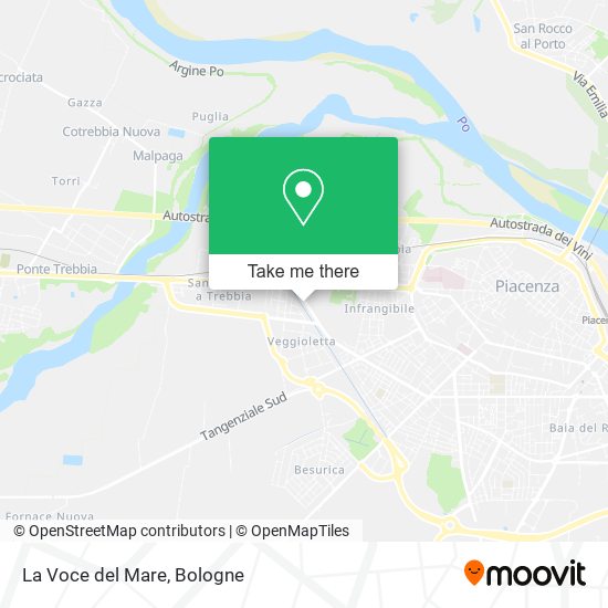 La Voce del Mare map
